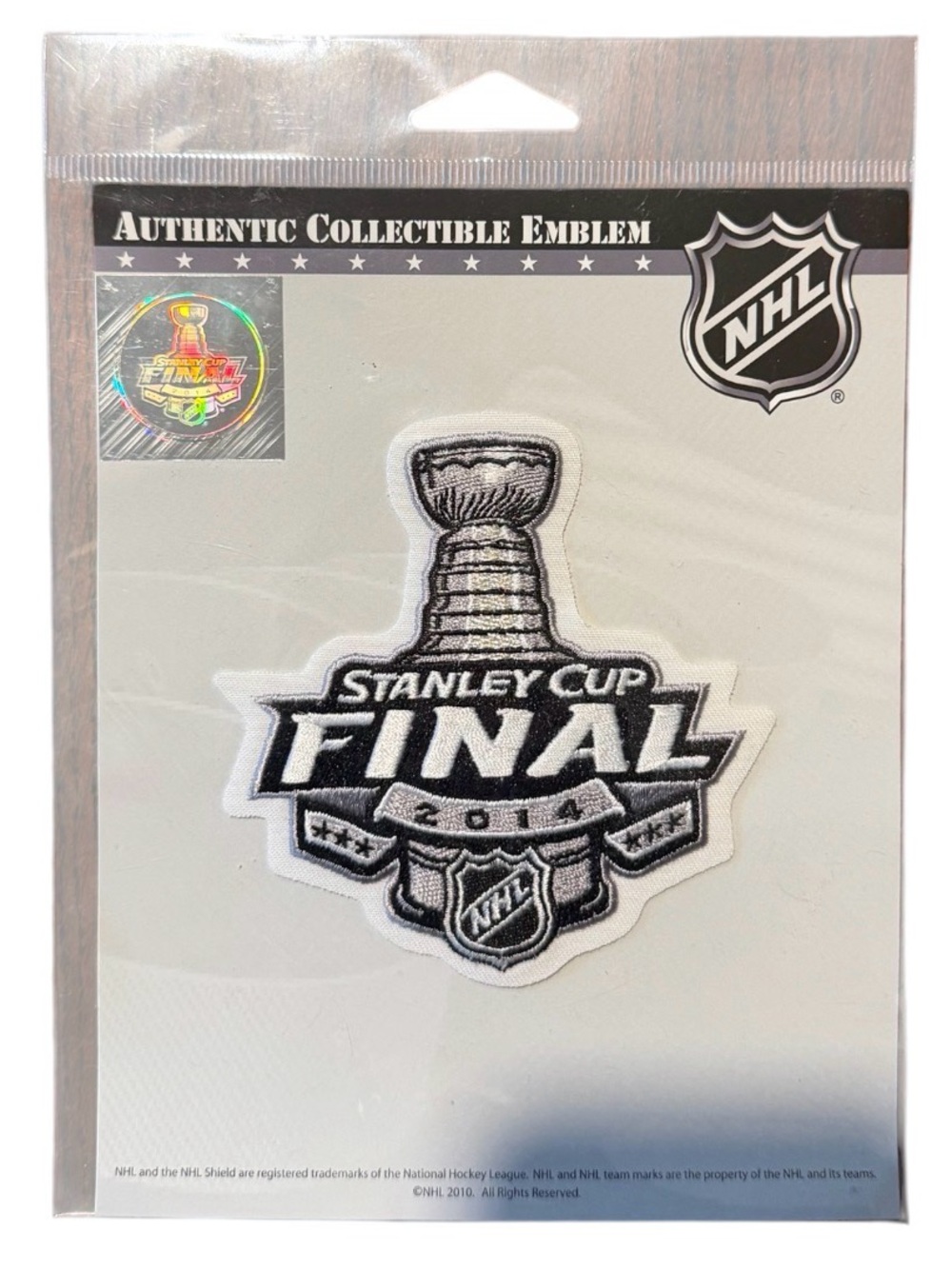 NHL Stanley Cup Final 2014 Black and White Embroidered Patch
